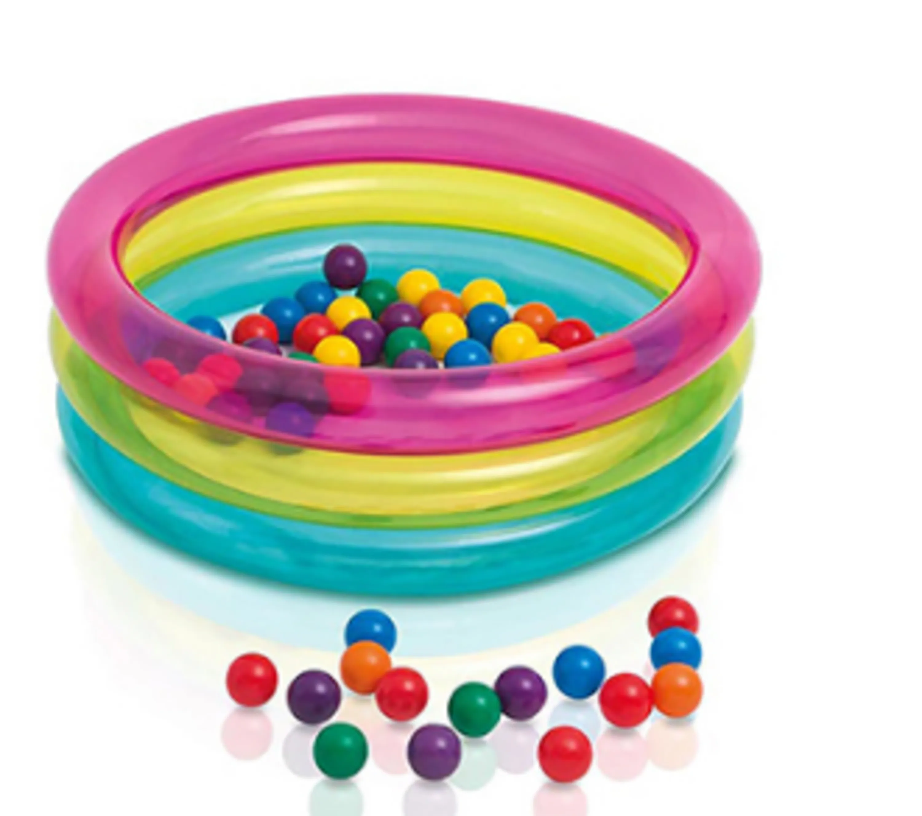 استخر بادی گرد رنگی کوچک مدل 48674 استخر بادی گرد رنگی کوچک مدل 48674